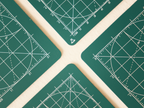 Cutting Mat Coasters x4