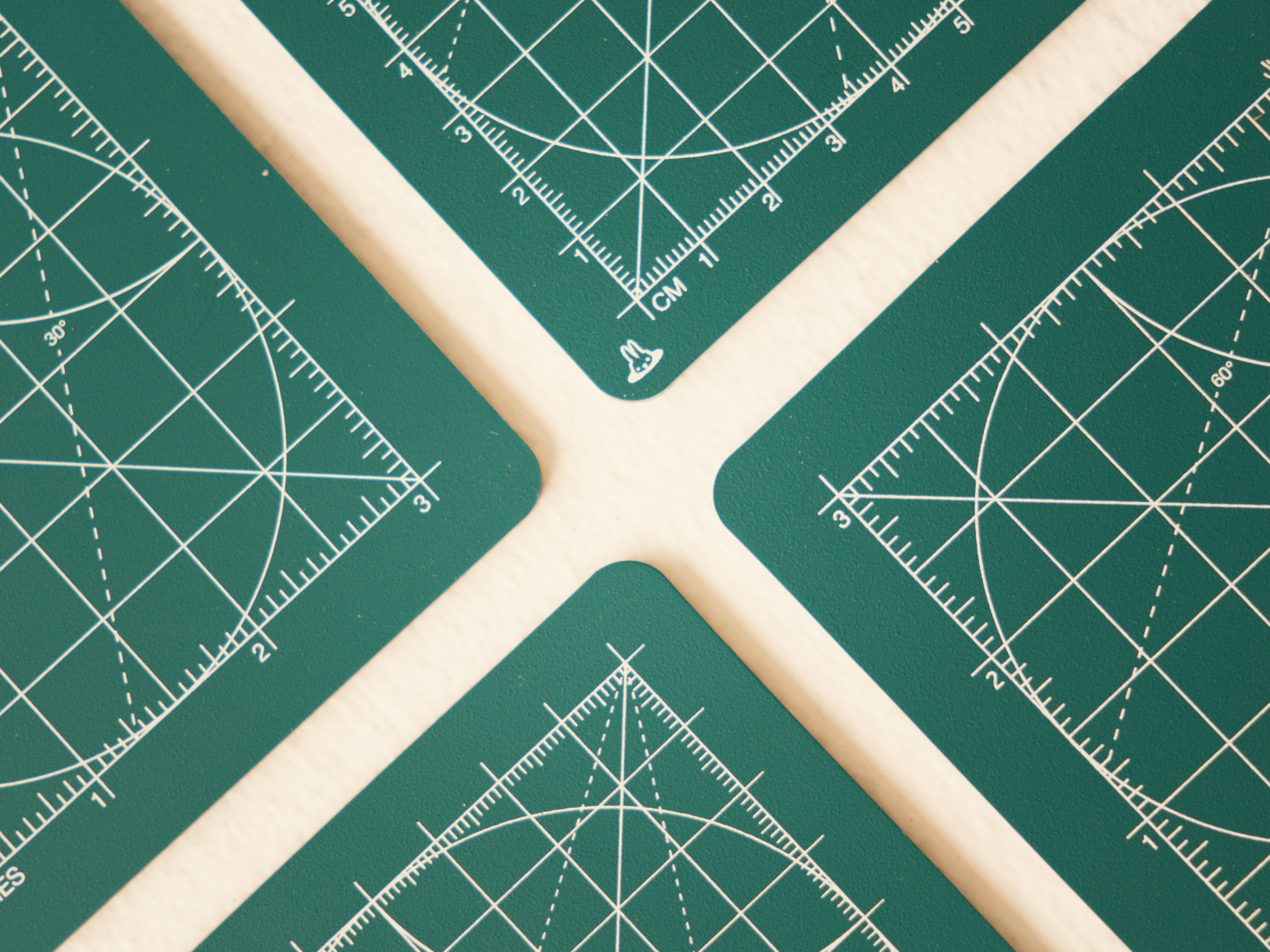 Cutting Mat Coasters x4